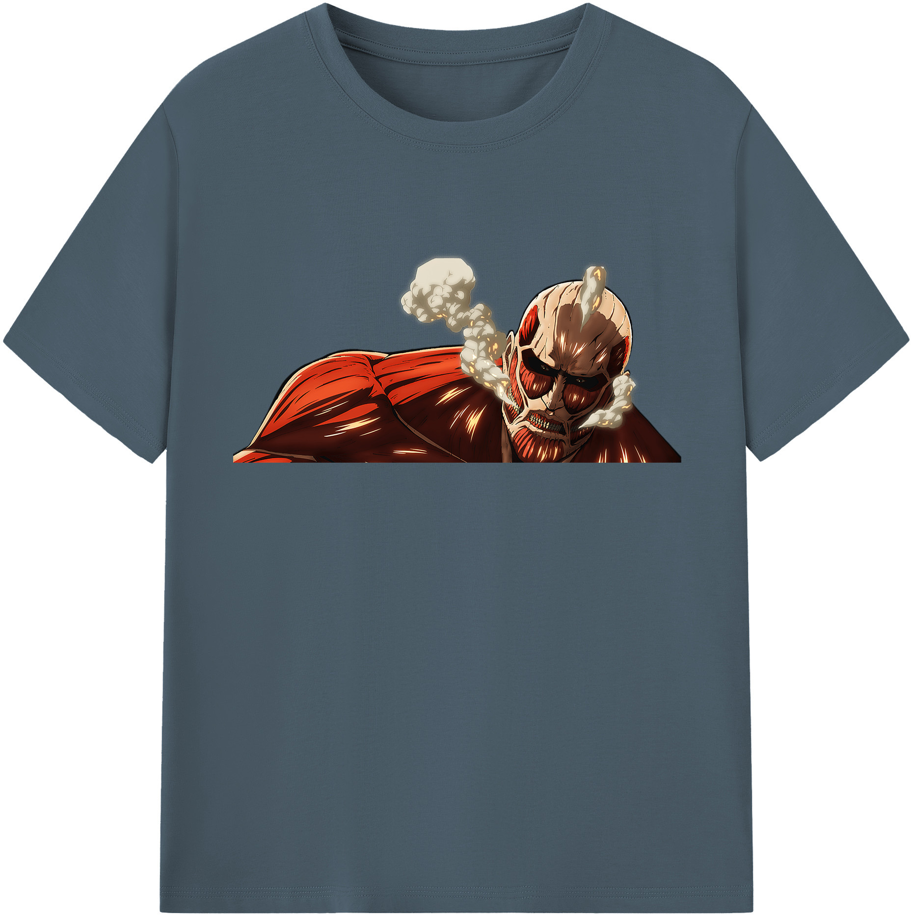（画像用） 進撃の巨人 Attack on Titan 綿100％半袖Tシャツ（フロントプリント）
